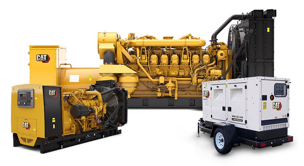 Power equipment on a white background